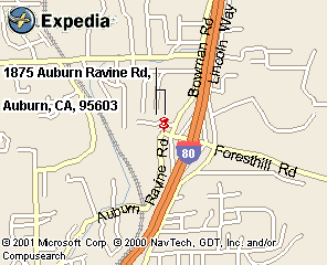 Auburn Comfort Inn map by Expedia.com Travel