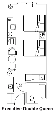 Double Queen Deluxe  layout