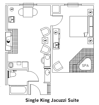 Suite Guest Room Layout