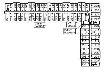 picture of second floor layout