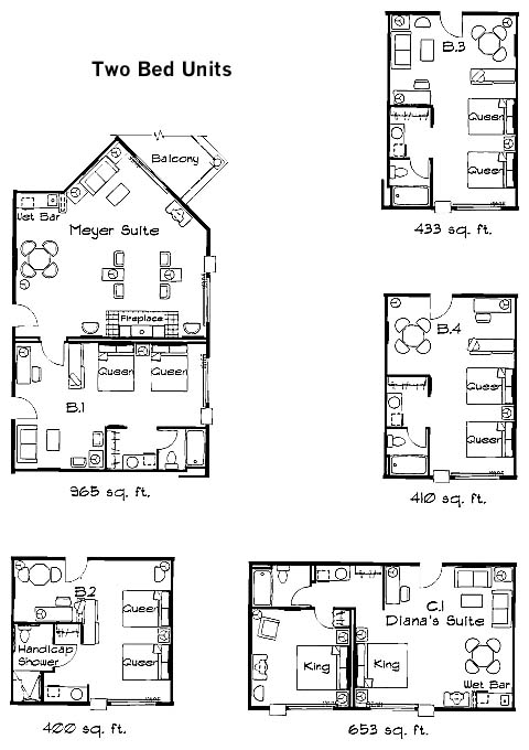 double room layouts