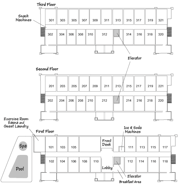 picture of hotel layout