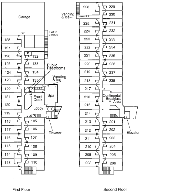 picture of hotel layout