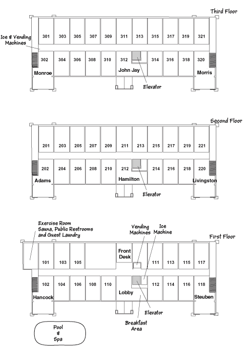 picture of hotel layout